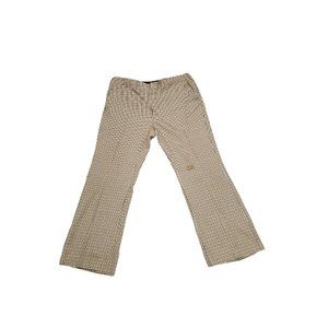 Vintage Haggar Imperial Women's Slacks Pants Size 20 Waist 40 Checkered Pattern‎